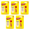 Carmex Classic Click Stick Lip Balm Original SPF15 4.25g x 12 Bundle of 5