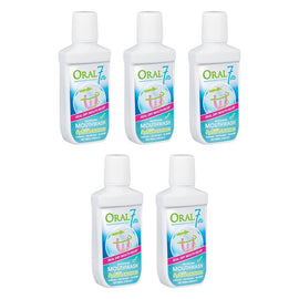 Oral7 Dry Mouth Mouthwash with Active Enzymes 250mL Pack of 5