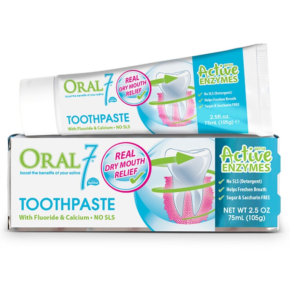 Oral7 Toothpaste with Fluoride and Calcium 75mL