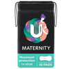 U By Kotex Maternity Maximum Protection Pads 10 Pack x 6