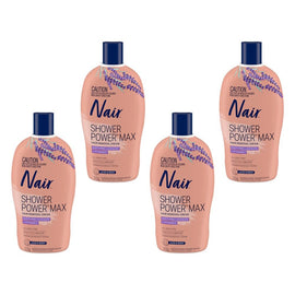 Nair Shower Power Max Hair Removal Cream for Legs & Body 312g Pack of 4