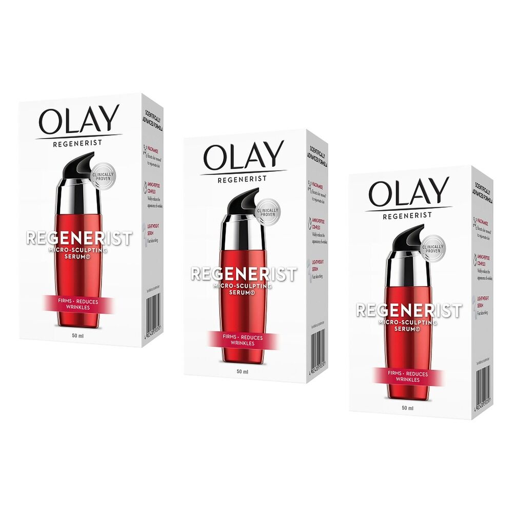 Olay Regenerist Micro-Sculpting Serum 50mL Pack of 3