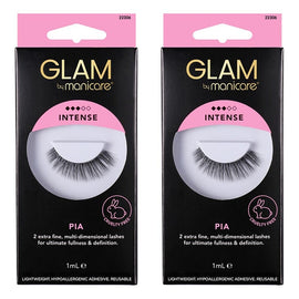 Glam by Manicare Pia Lashes x 3 Bundle of 2