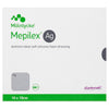 Mepilex Ag Antimicrobial Silicone Foam Dressing 10cm x 10cm 5 Pieces