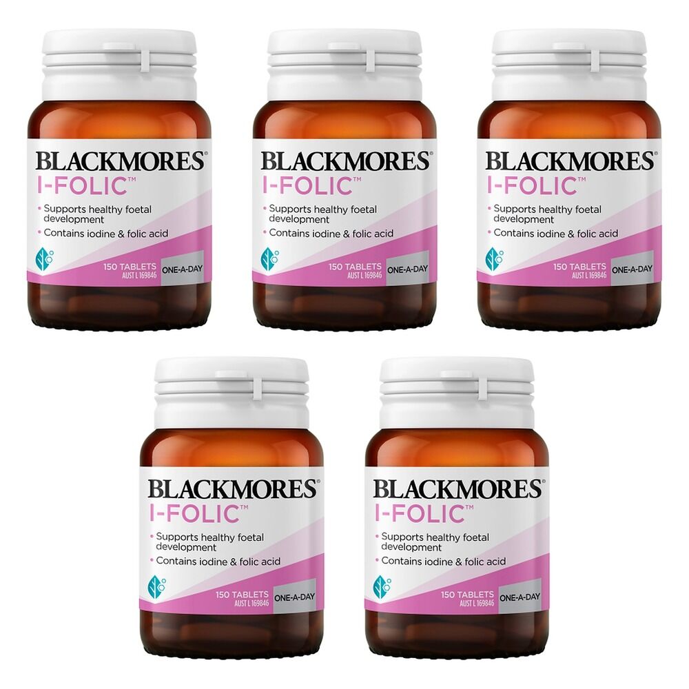 Blackmores I-Folic 150 Tablets Pack of 5