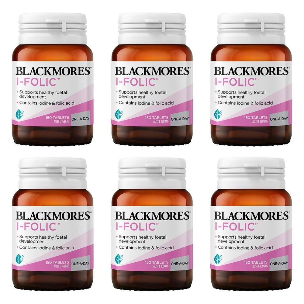 Blackmores I-Folic 150 Tablets Pack of 6