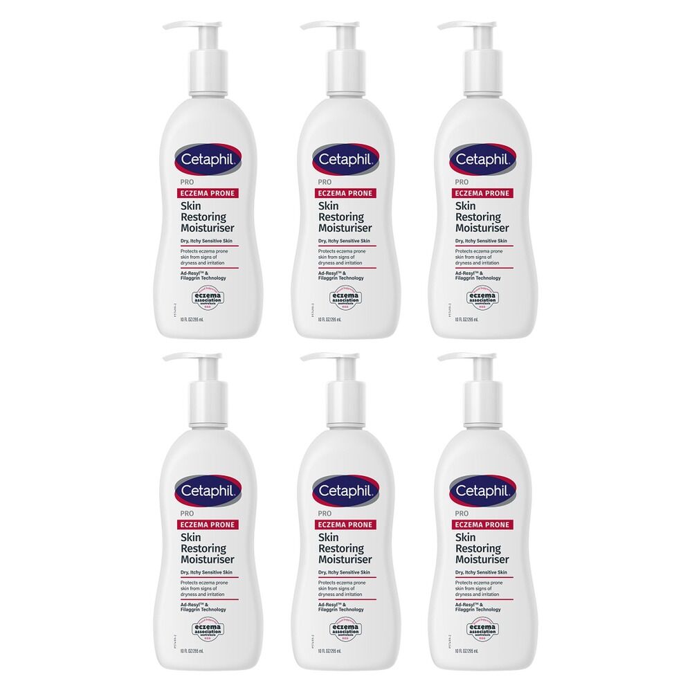 Cetaphil Pro Eczema Prone Skin Restoring Moisturiser 295mL Pack of 6