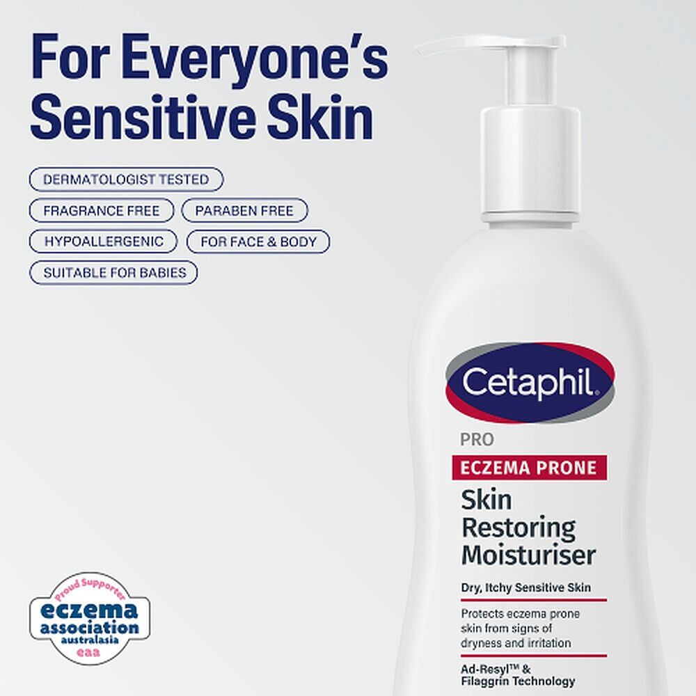 Cetaphil Pro Eczema Prone Skin Restoring Moisturiser 295mL