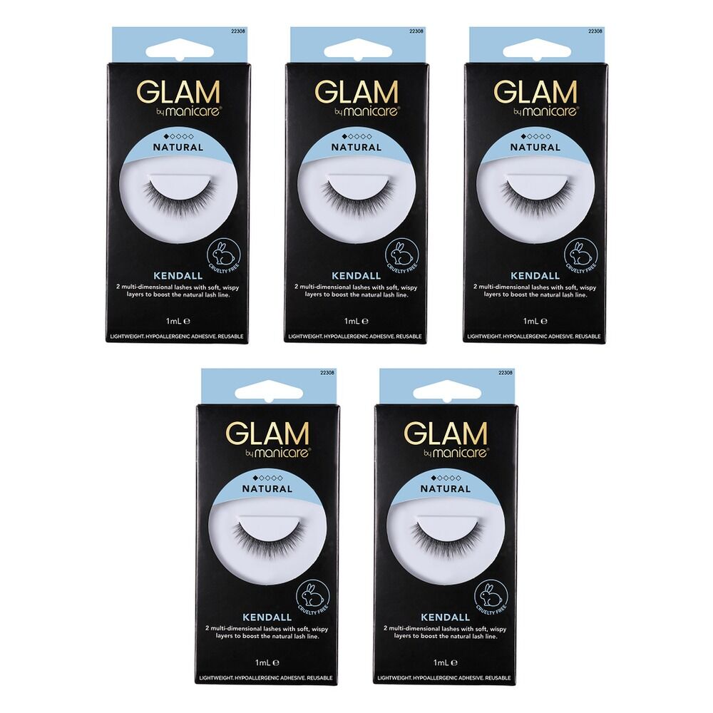Glam by Manicare Kendall Lashes x 3 Bundle of 5