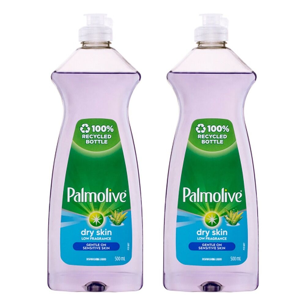 Palmolive Dishwashing Liquid With Aloe For Dry Skin 500mL x 12 Bundle of 2