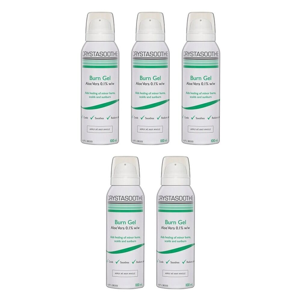 Crystasoothe Burn Gel 100mL Pack of 5