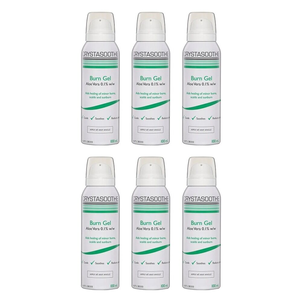 Crystasoothe Burn Gel 100mL Pack of 6