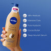 NIVEA Cocoa & Indulging Body Lotion, Long-Lasting Moisture, 400mL
