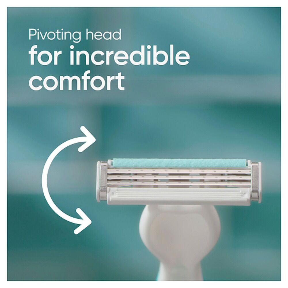 Gillette Venus Simply3 Sensitive Disposable Razors 4 Pack