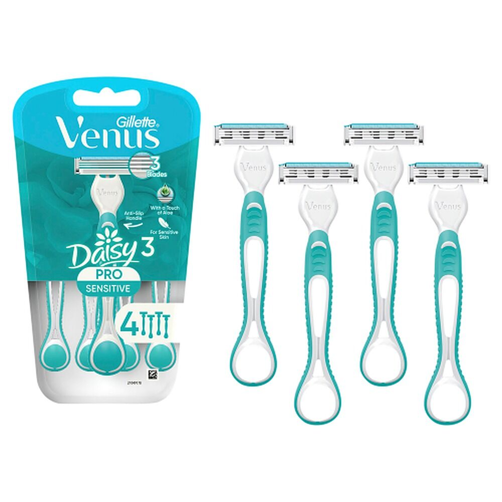 Gillette Venus Simply3 Sensitive Disposable Razors 4 Pack