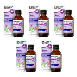 Brauer Baby & Child Sleep Oral Liquid 100mL Pack of 5