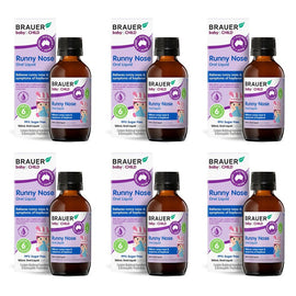 Brauer Baby & Child Runny Nose Oral Liquid 100mL Pack of 6