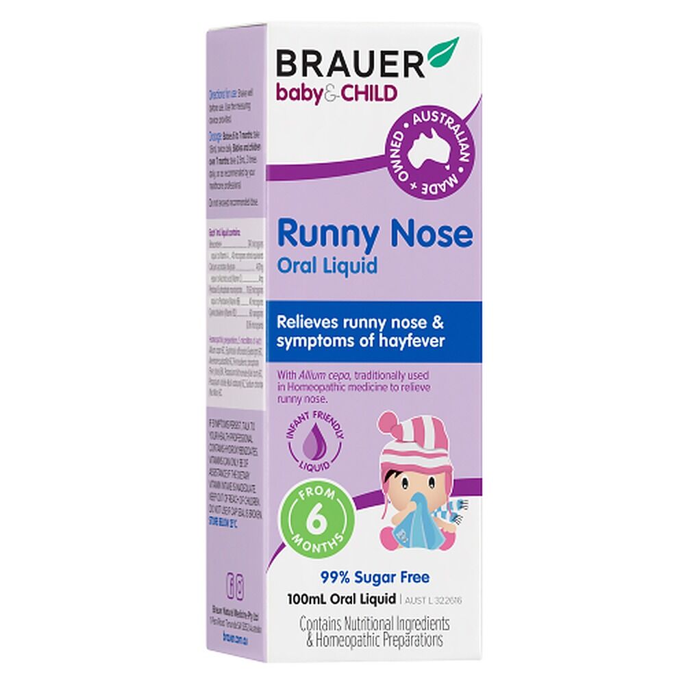 Brauer Baby & Child Runny Nose Oral Liquid 100mL