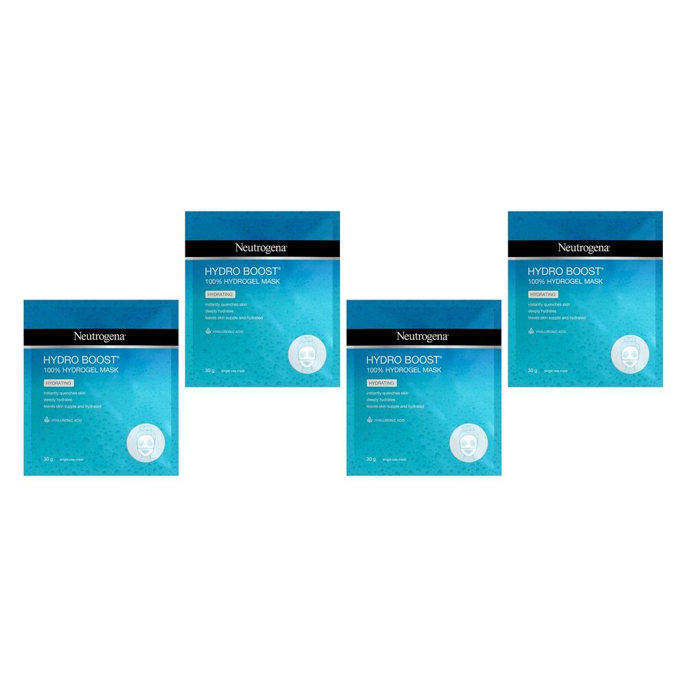 Neutrogena Hydro Boost Hydrating Hydrogel Mask 30g x 12 Bundle of 4