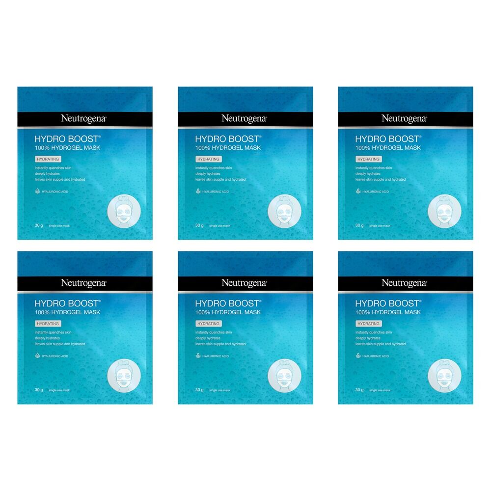 Neutrogena Hydro Boost Hydrating Hydrogel Mask 30g x 12 Bundle of 6