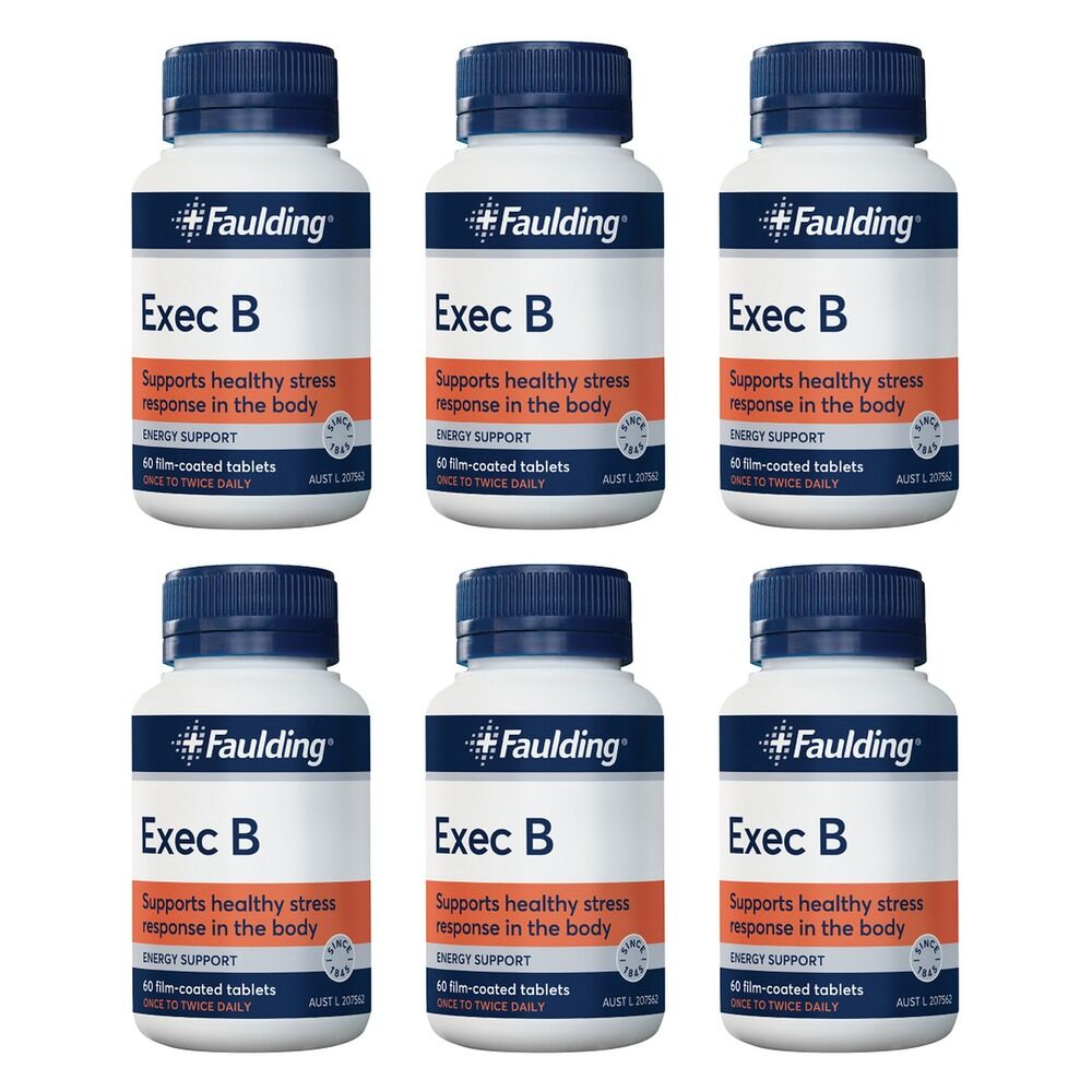 Faulding Exec B 60 Tablets Pack of 6