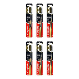 Colgate Slim Soft Advanced Charcoal Bristles Ultra Soft Toothbrush Pack of 6