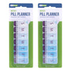 Ezy Dose 7 Day Push Button Pill Reminder Medium Pack of 2