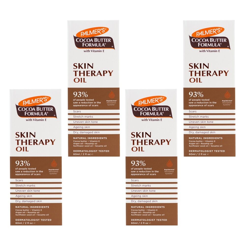 Palmer's Cocoa Butter Skin Therapy Oil 60mL x 6 Bundle of 4