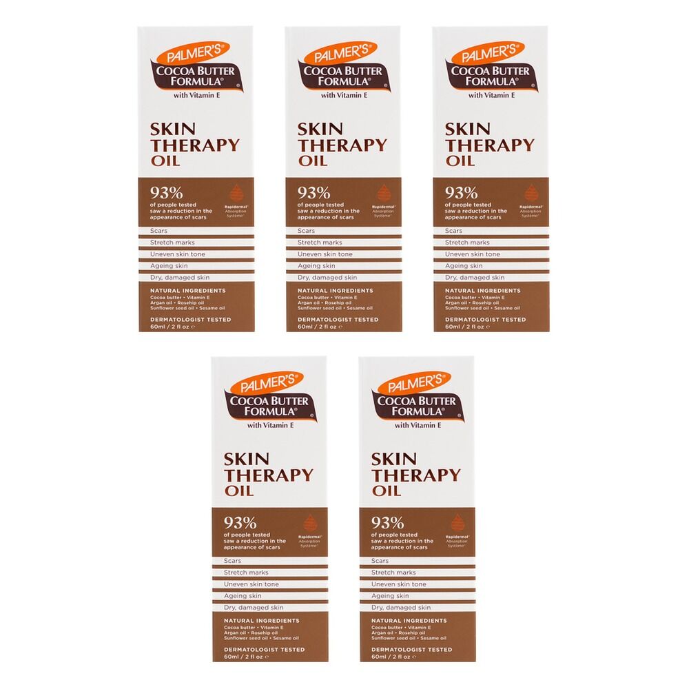Palmer's Cocoa Butter Skin Therapy Oil 60mL x 6 Bundle of 5