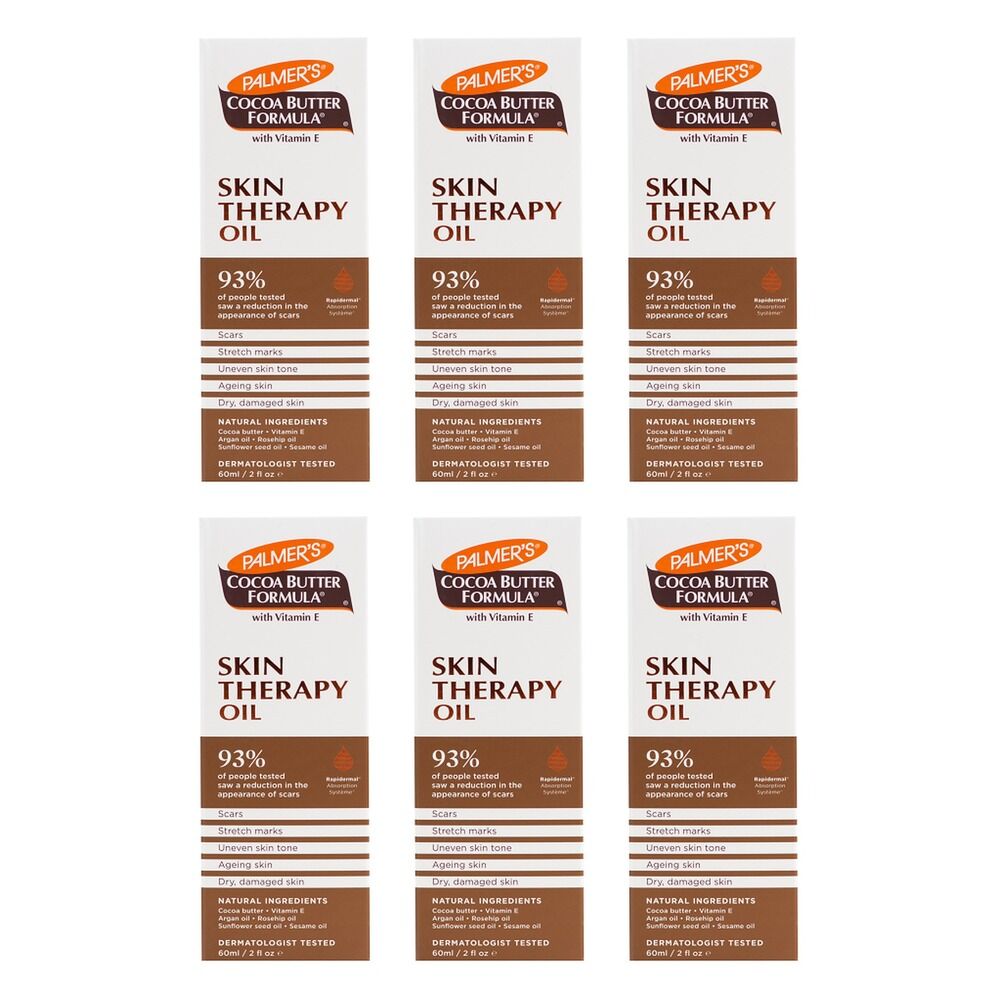 Palmer's Cocoa Butter Skin Therapy Oil 60mL x 6 Bundle of 6