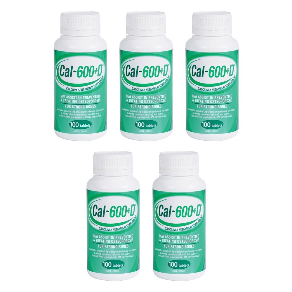 Cal600 + D 100 Tablets Pack of 5