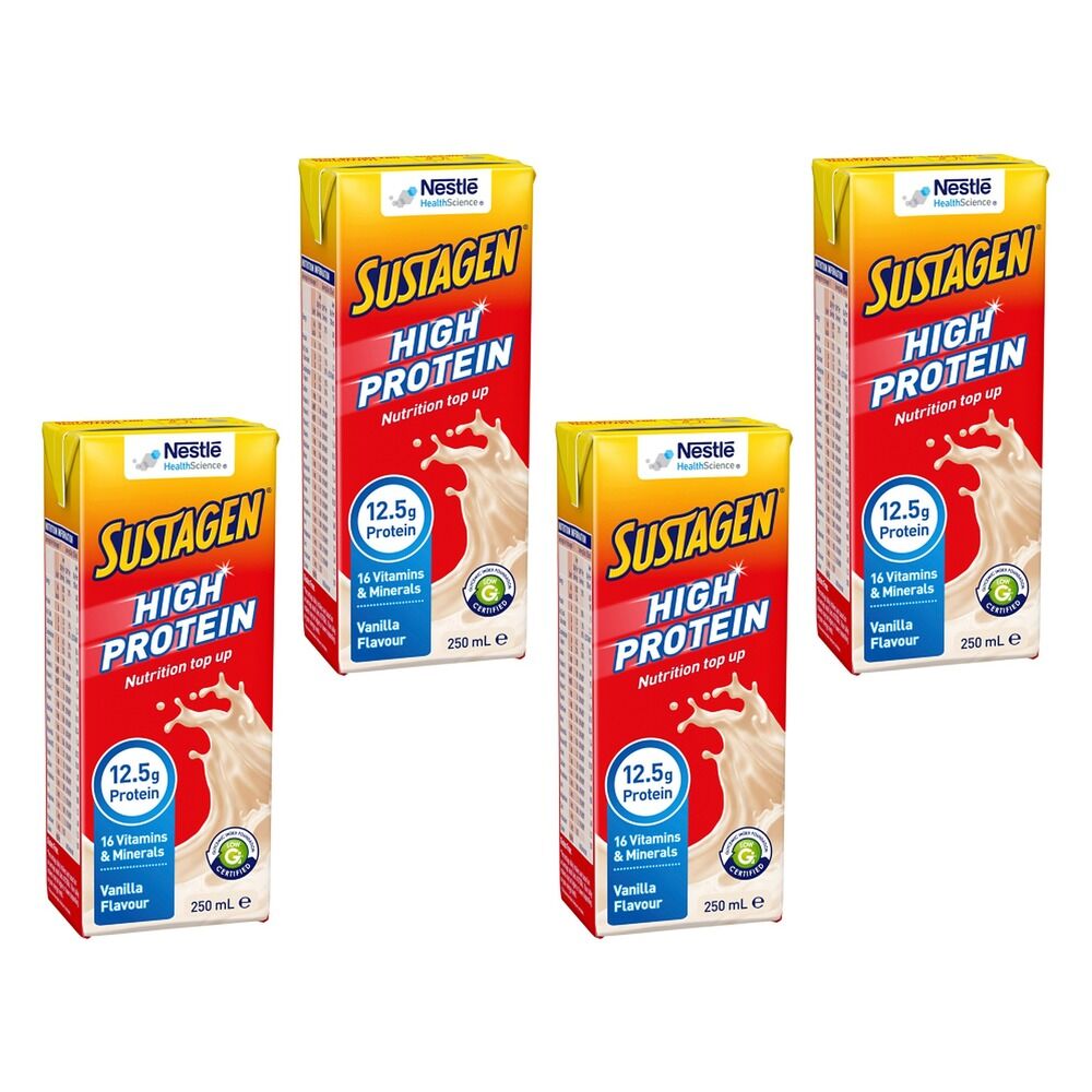 Sustagen Ready to Drink Vanilla 250mL Pack of 4