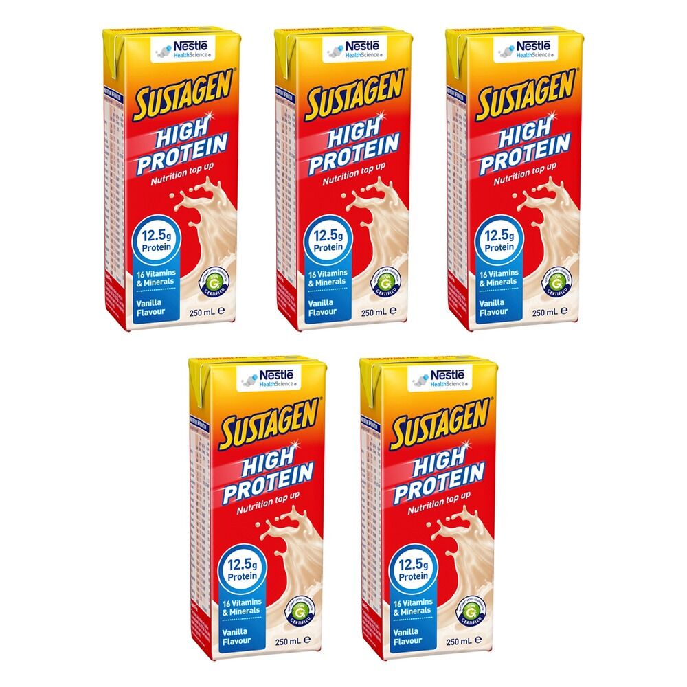 Sustagen Ready to Drink Vanilla 250mL Pack of 5