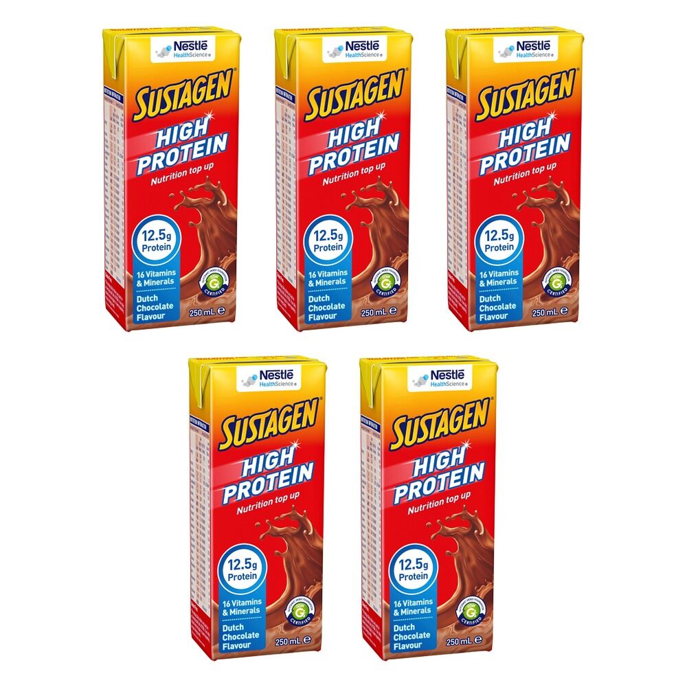 Sustagen Ready to Drink Dutch Chocolate 250mL Pack of 5
