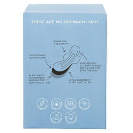 TOM Organic Super Pads with Wings 10 Pack