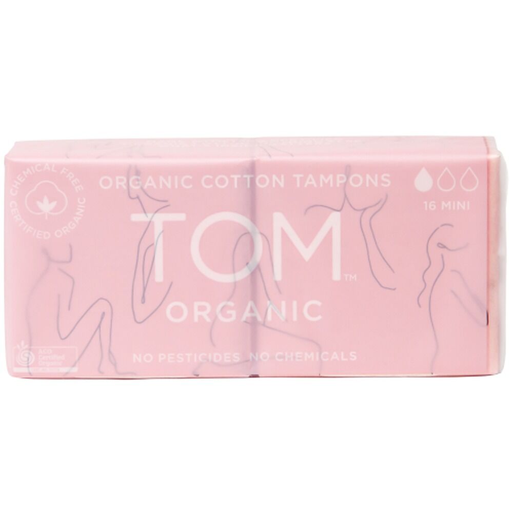 TOM Organic Mini Tampons 16 Pack