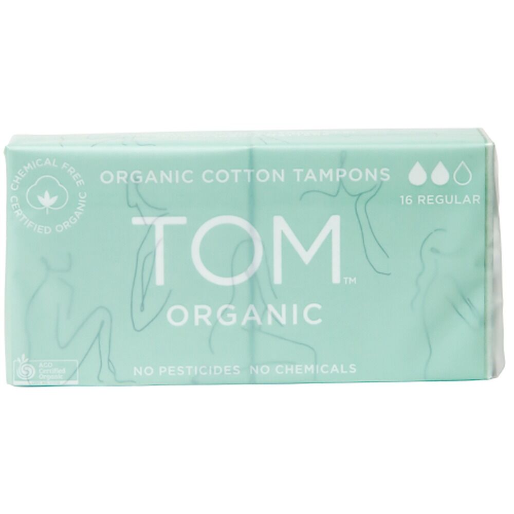 TOM Organic Regular Tampons 16 Pack