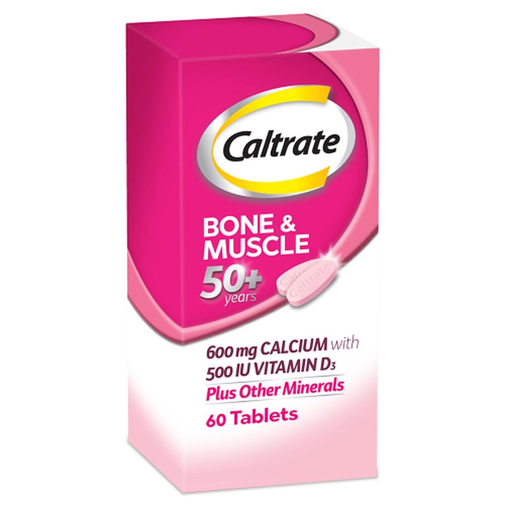 Caltrate Bone & Muscle 50+ Years 60 Tablets x 6