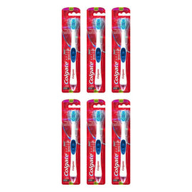 Colgate 360 Optic White Sonic Power Toothbrush Medium Pack of 6