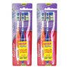 Colgate ZigZag Toothbrush Value Pack Medium 3 Pack Bundle of 2