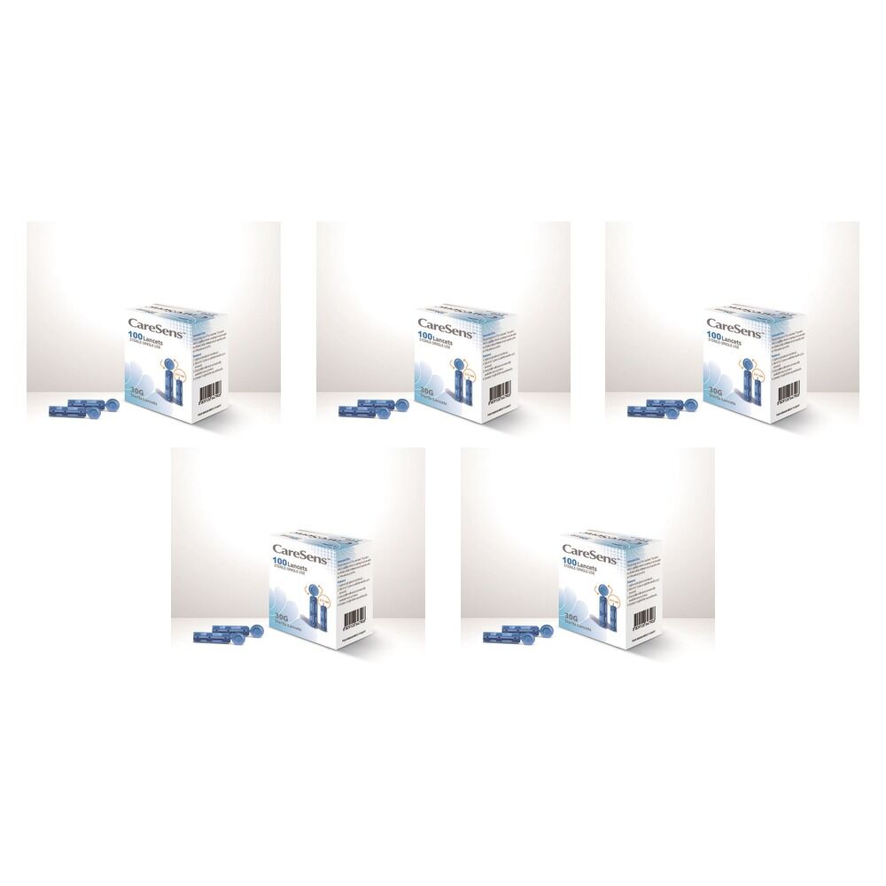 CareSens Lancets 30g 100 Pack Bundle of 5