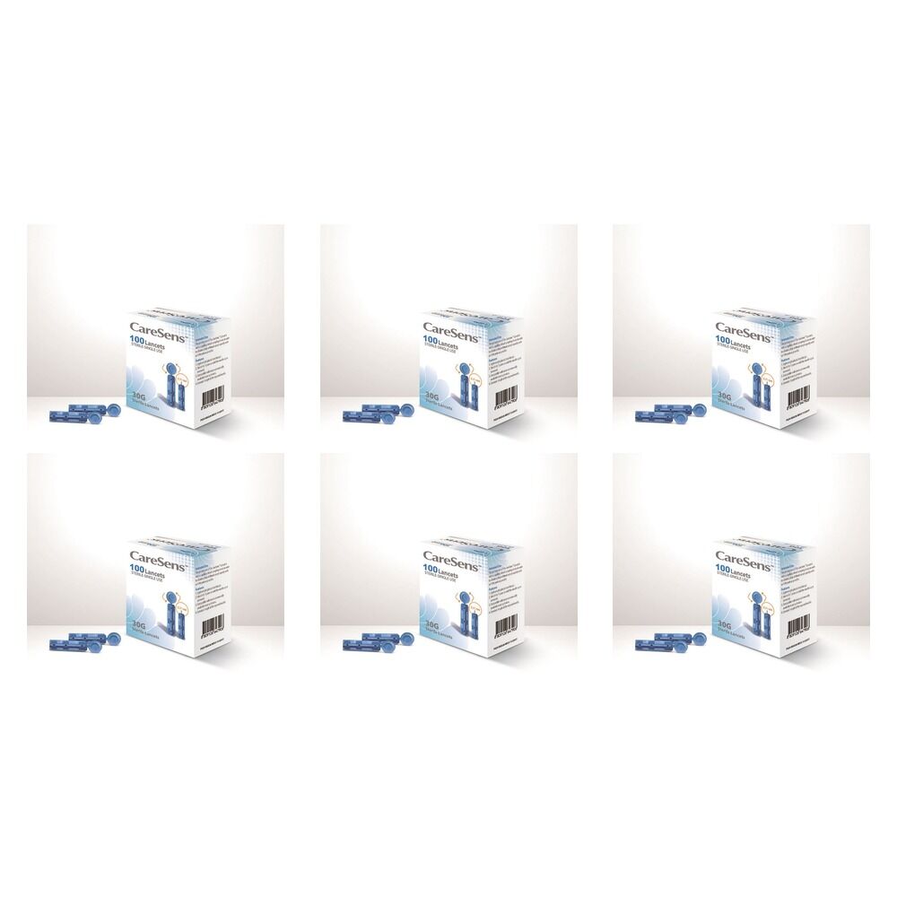 CareSens Lancets 30g 100 Pack Bundle of 6