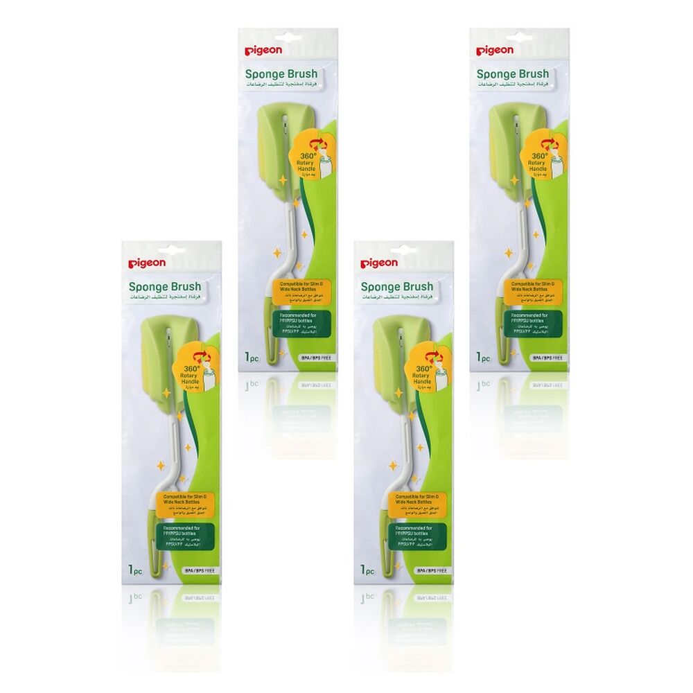 Pigeon Bottle Sponge Brush Pack of 4