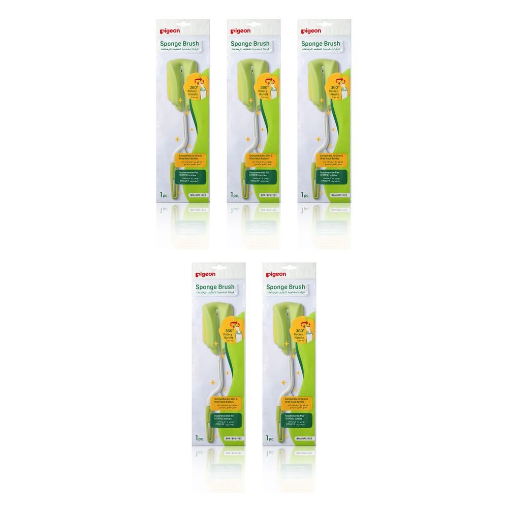 Pigeon Bottle Sponge Brush Pack of 5