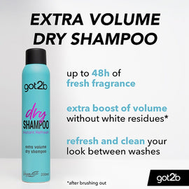 Got2B Dry Shampoo Instant Fresh Up Extra Volume 200mL