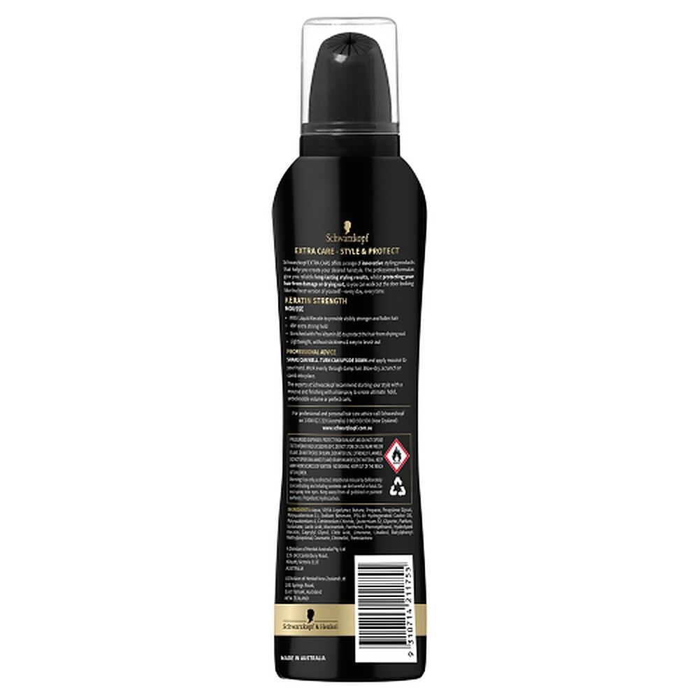 Schwarzkopf Extra Care Keratin Strength Styling Mousse 150g