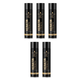 Schwarzkopf Extra Care Keratin Strength Hairspray Maximum Hold 250g Pack of 5
