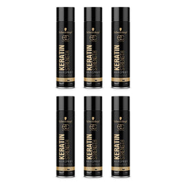 Schwarzkopf Extra Care Keratin Strength Hairspray Maximum Hold 250g Pack of 6