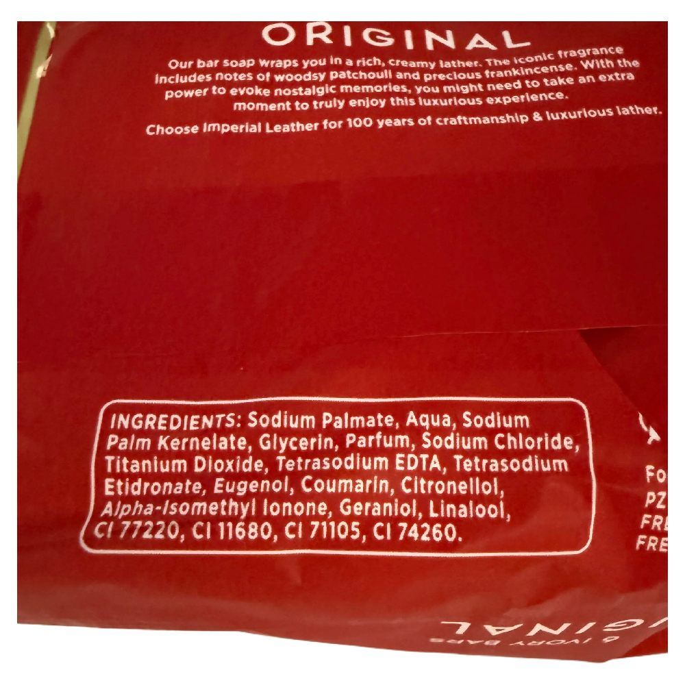 Cussons Imperial Leather Original Soap Bars 4 x 6 Pack 100g