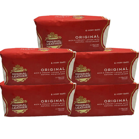 Cussons Imperial Leather Original Soap Bars 5 x 6 Pack 100g